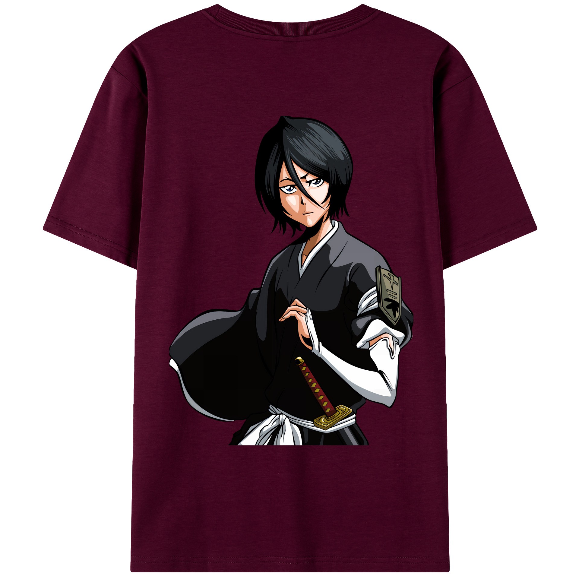 （画像用） ブリーチ 朽木ルキア BLEACH Kuchiki Rukia レディース半袖Tシャツ(バックプリント)